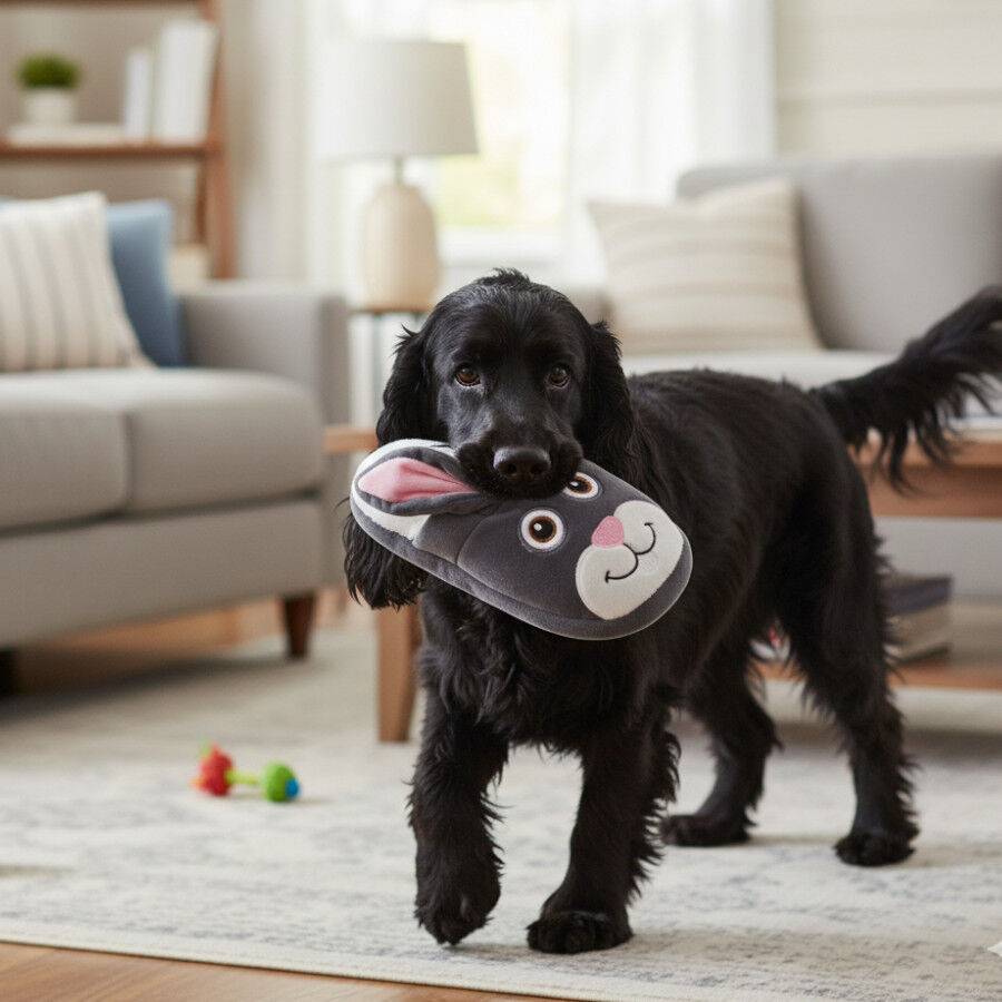 Tootoy! Pantufla Conejo de Peluche con Sonido  para perros, , large Imagen numero 1